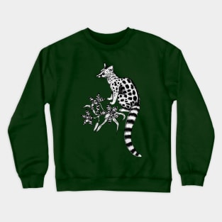 Genet with Orchids Crewneck Sweatshirt